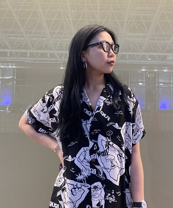 谷坊 ひかるさんの「BEAMS WOMEN｜ベルテッド バッグ」を使ったコーディネート