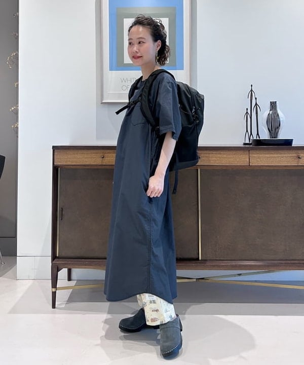 清水 彩乃さんの「BEAMS WOMEN｜BEAMS BOY / キャンプ プリント サーマル イージーパンツ」を使ったコーディネート