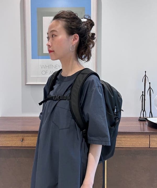 清水 彩乃さんの「BEAMS WOMEN｜BEAMS BOY / キャンプ プリント サーマル イージーパンツ」を使ったコーディネート