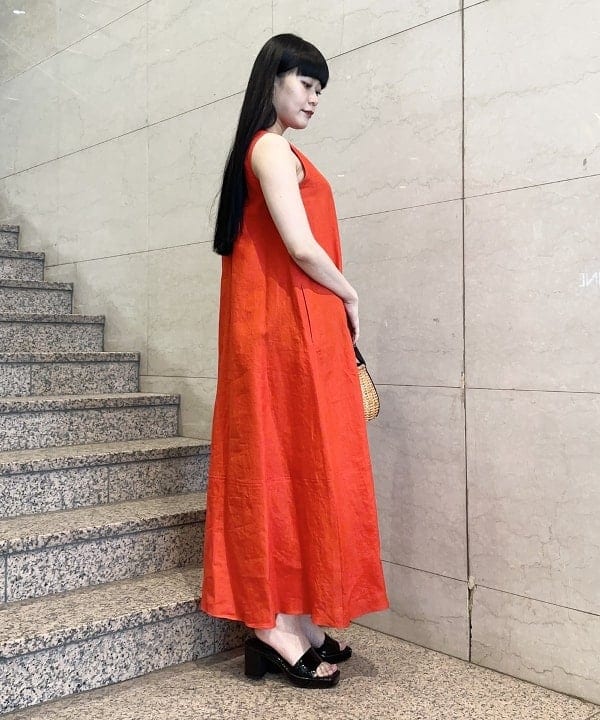 カワライさんの「BEAMS WOMEN｜VIOLAd’ORO / MIRO スプリットラタン バスケット トートバッグ」を使ったコーディネート