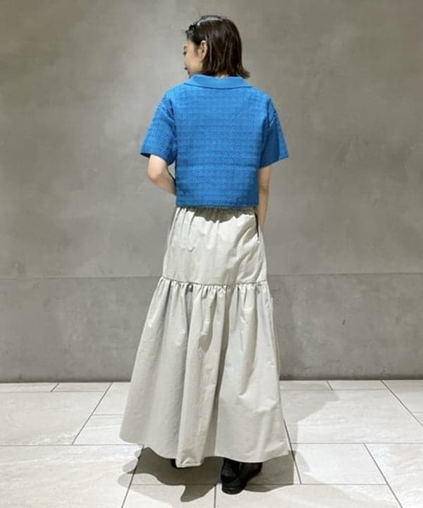 内山 美咲さんの「BEAMS WOMEN｜Ray BEAMS / 柳 編み かごバッグ」を使ったコーディネート