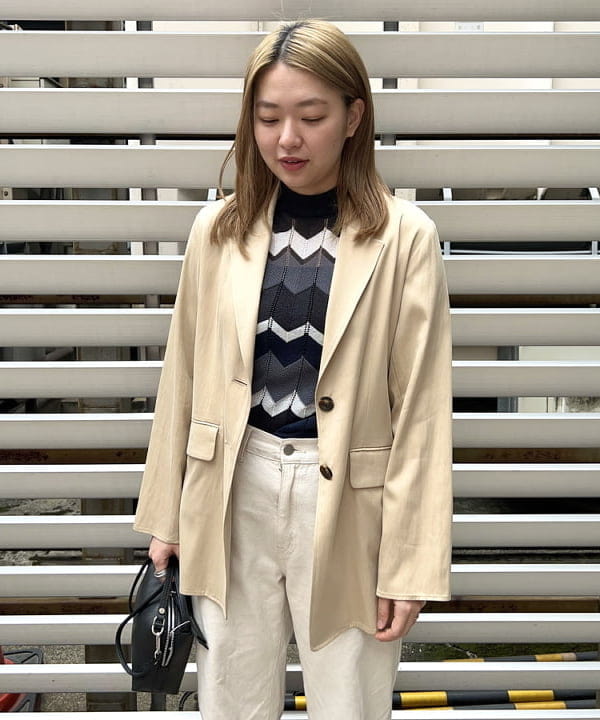 千田 静香さんの「BEAMS WOMEN｜GIANNI CHIARINI / ALIFA レザーショルダーバッグ S」を使ったコーディネート