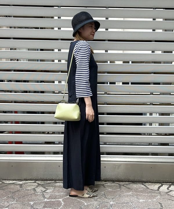 千田 静香さんの「BEAMS WOMEN｜GRILLO / ペーパー クロシェハット」を使ったコーディネート