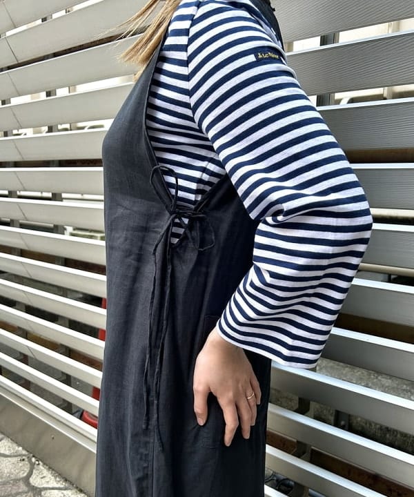 千田 静香さんの「BEAMS WOMEN｜GRILLO / ペーパー クロシェハット」を使ったコーディネート