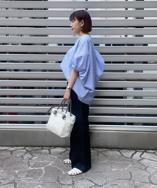 SAKAIさんの「BEAMS WOMEN｜VIOLAd’ORO / BIANCA ナイロン トートバッグ S」を使ったコーディネート