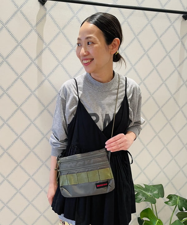 つぼさんの「BEAMS WOMEN｜【別注】BRIEFING / SACOCHE」を使ったコーディネート