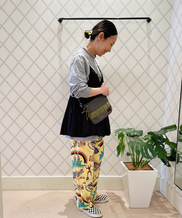 つぼさんの「BEAMS WOMEN｜【別注】BRIEFING / SACOCHE」を使ったコーディネート