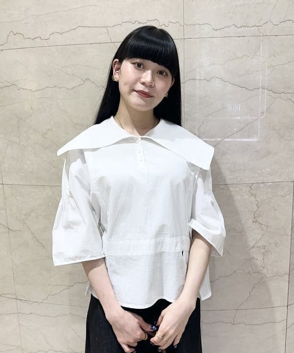 カワライさんの「BEAMS WOMEN｜CHRISTIAN VILLA / レザー ミニボストンバッグ」を使ったコーディネート