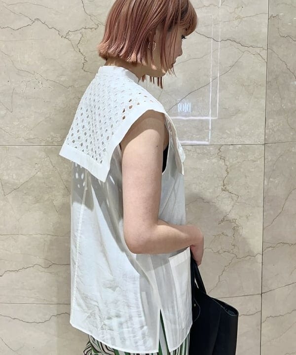 篠崎 香月さんの「BEAMS WOMEN｜YOUNG&OLSEN / レザートートバッグ M」を使ったコーディネート