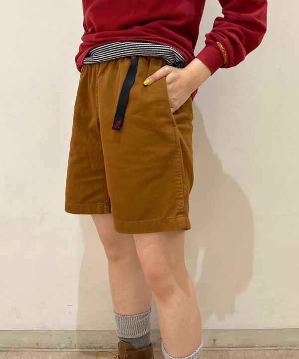 小原 もこさんの「BEAMS WOMEN｜【別注】Healthknit / ワッフル ボーダー Tシャツ」を使ったコーディネート