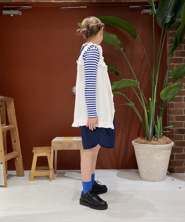 優意さんの「BEAMS WOMEN｜BEAMS BOY / パイピングショーツ」を使ったコーディネート
