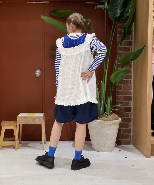 優意さんの「BEAMS WOMEN｜BEAMS BOY / パイピングショーツ」を使ったコーディネート
