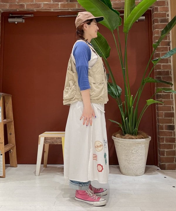 エノモト アミさんの「BEAMS WOMEN｜DECHO × BEAMS BOY / C/T Ballcap」を使ったコーディネート