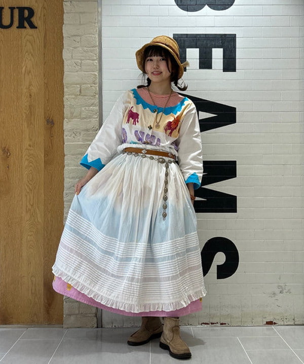 小原 もこさんの「BEAMS WOMEN｜Dicesare Designs / Kabocha傘」を使ったコーディネート