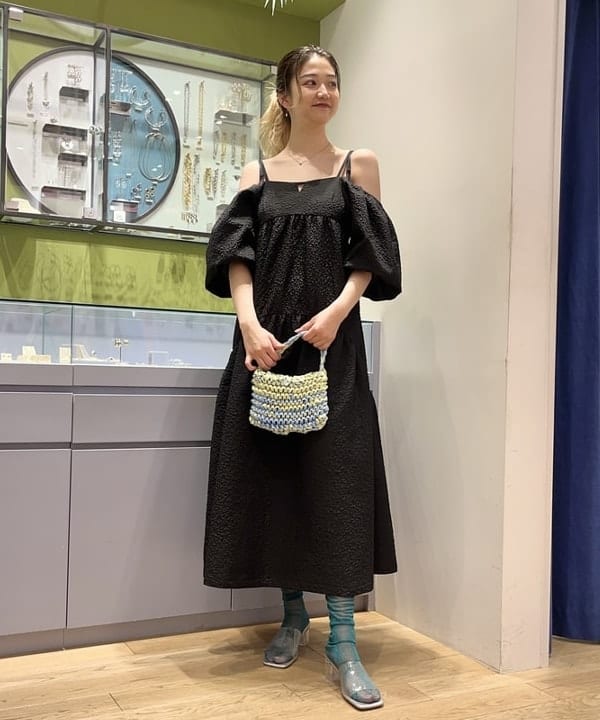 Yumenoさんの「BEAMS WOMEN｜Ray BEAMS / クリア ヒール サンダル」を使ったコーディネート
