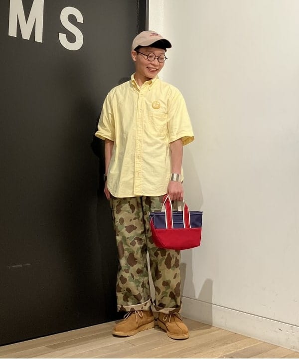 土田 達也さんの「BEAMS WOMEN｜L.L.Bean × BEAMS PLUS ＆ BEAMS BOY / Deep Bottom Deluxe Boat and Tote Mini」を使ったコーディネート