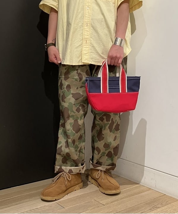 土田 達也さんの「BEAMS WOMEN｜L.L.Bean × BEAMS PLUS ＆ BEAMS BOY / Deep Bottom Deluxe Boat and Tote Mini」を使ったコーディネート