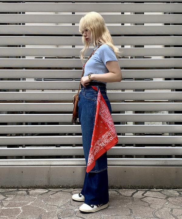 ナツハさんの「BEAMS WOMEN｜BEAMS BOY / オンブレチェック ウエスタンシャツ ベスト」を使ったコーディネート