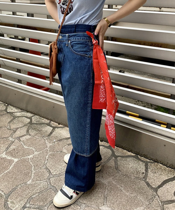 ナツハさんの「BEAMS WOMEN｜BEAMS BOY / オンブレチェック ウエスタンシャツ ベスト」を使ったコーディネート