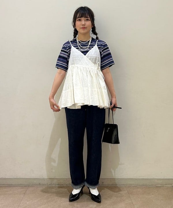 小原 もこさんの「BEAMS WOMEN｜orSlow / 別注 Monroe Pants Special」を使ったコーディネート