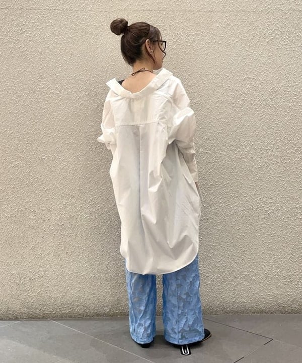 カタヤマ アヤさんの「BEAMS WOMEN｜noeyedia / メガネ ”NE-430”」を使ったコーディネート