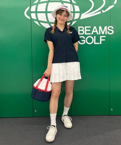 全品送料無料】 ビームスゴルフ beams プリーツスカート golf ウエア