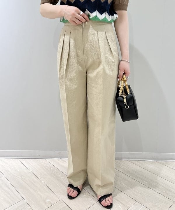 大川 美咲さんの「BEAMS WOMEN｜ucalypt × Demi-Luxe BEAMS / 別注 ミックスボールチェーン ブレスレット」を使ったコーディネート