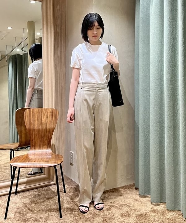 山田 千遥さんの「BEAMS WOMEN｜jour couture × Demi-Luxe BEAMS / 別注 more.イヤリング」を使ったコーディネート