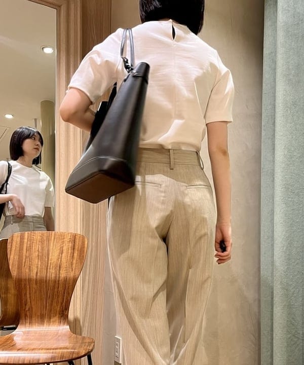 山田 千遥さんの「BEAMS WOMEN｜jour couture × Demi-Luxe BEAMS / 別注 more.イヤリング」を使ったコーディネート