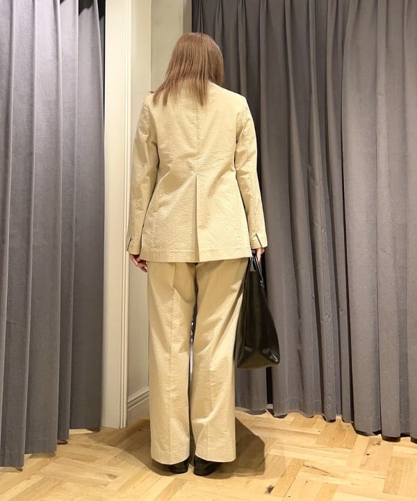 千田 静香さんの「BEAMS WOMEN｜YOUNG&OLSEN / レザートートバッグ M」を使ったコーディネート