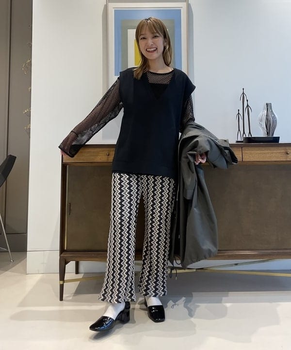 松本 佳菜子さんの「BEAMS WOMEN｜Ray BEAMS / アンクルストラップ パンプス」を使ったコーディネート