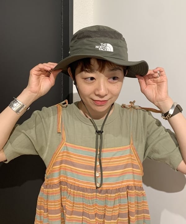 矢野(青木)優香さんの「BEAMS WOMEN｜THE NORTH FACE / Brimmer Hat / ザ・ノース・フェイス / NN02339 ＜UV対策＞」を使ったコーディネート