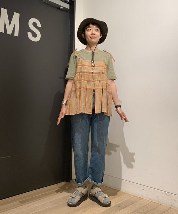 矢野(青木)優香さんの「BEAMS WOMEN｜THE NORTH FACE / Brimmer Hat / ザ・ノース・フェイス / NN02339 ＜UV対策＞」を使ったコーディネート