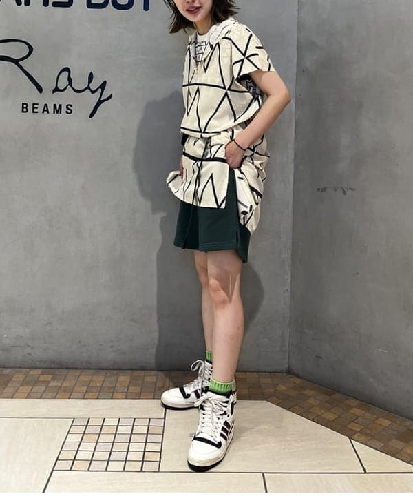 サワイさんの「BEAMS WOMEN｜maturely / Logogram Print Dress」を使ったコーディネート