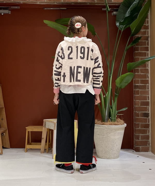 優意さんの「BEAMS WOMEN｜Healthknit × BEAMS BOY / ワッフル ボーダー Tシャツ」を使ったコーディネート