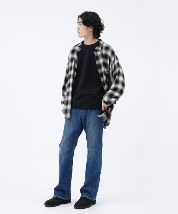 平柳 楓馬さんの「BEAMS WOMEN｜Hanes / 別注 Japan Fit 2pack T-shirts」を使ったコーディネート