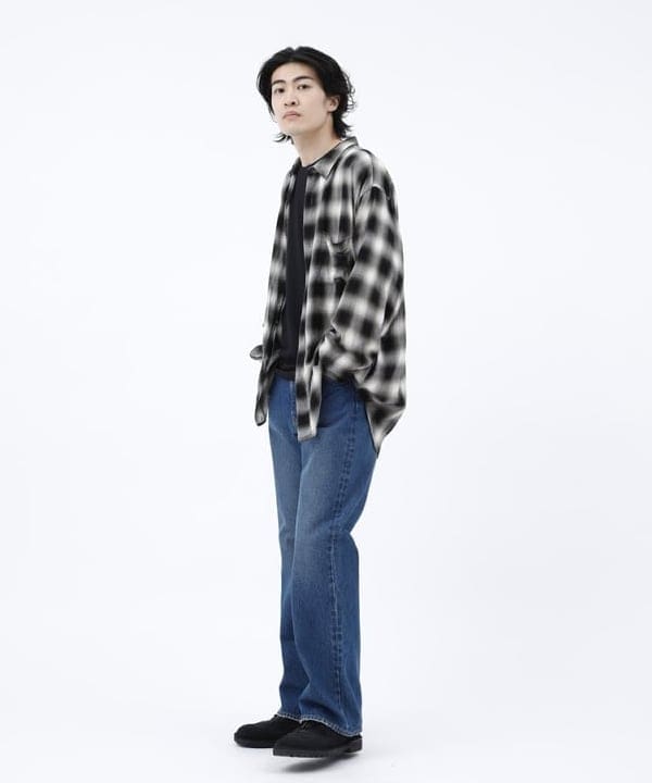 平柳 楓馬さんの「BEAMS WOMEN｜Hanes / 別注 Japan Fit 2pack T-shirts」を使ったコーディネート