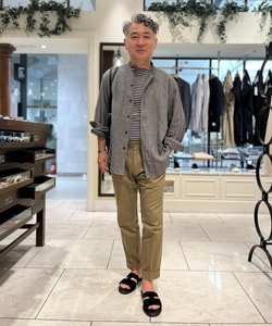 オックスフォードブルー IGARASHI TROUSERS × BEAMS F コットン