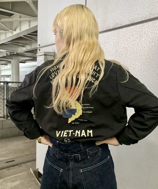 ナツハさんの「BEAMS WOMEN｜【別注】BUZZ RICKSON'S / USアーミーDENIM」を使ったコーディネート