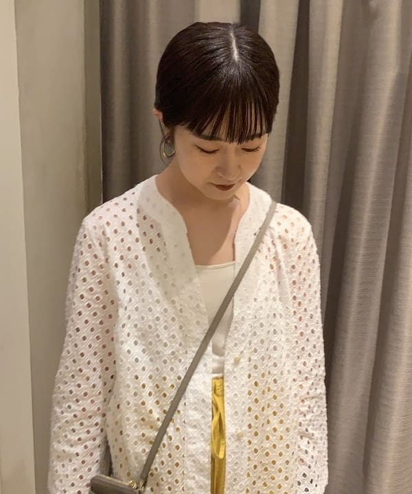 中川　ゆららさんの「BEAMS WOMEN｜Traditional Weatherwear / バンブー ビニール傘」を使ったコーディネート