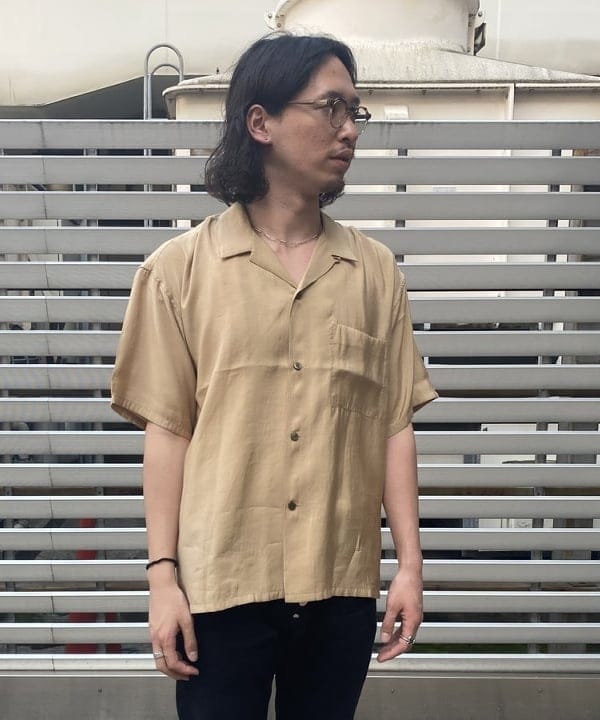 りゅうりゅうさんの「BEAMS WOMEN｜BEAMS / ソリッド ルーズフィット オープンカラーシャツ」を使ったコーディネート