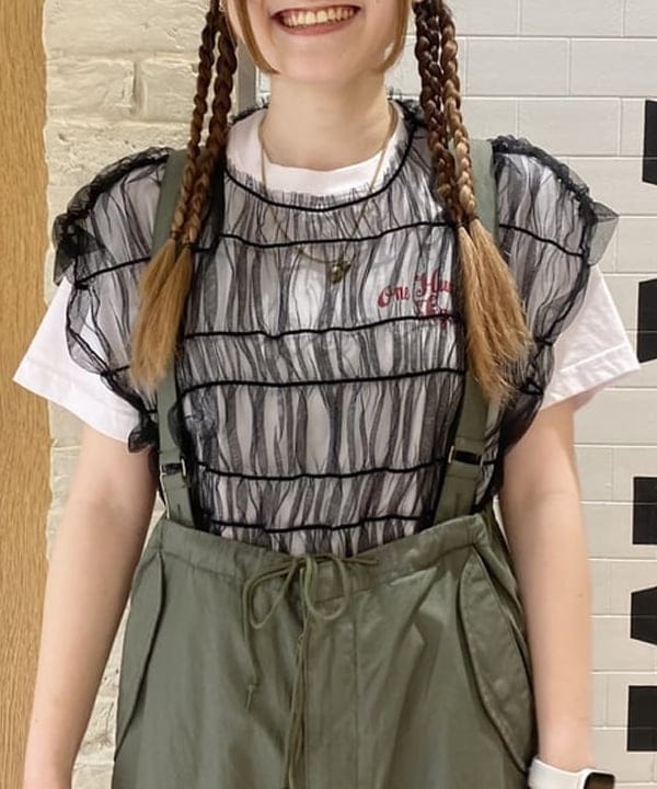 木村 海侑さんの「BEAMS WOMEN｜BEAMS BOY / US ARMY オーバー パンツ」を使ったコーディネート