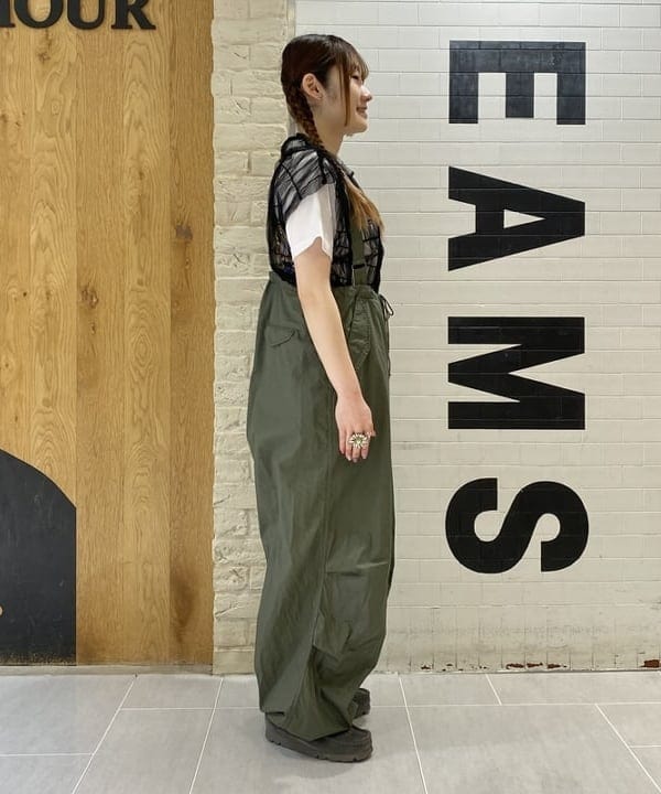 木村 海侑さんの「BEAMS WOMEN｜BEAMS BOY / US ARMY オーバー パンツ」を使ったコーディネート
