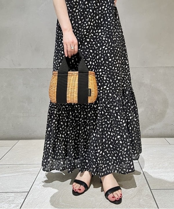 大川 美咲さんの「BEAMS WOMEN｜VIOLAd’ORO / MIRO スプリットラタン バスケット トートバッグ」を使ったコーディネート