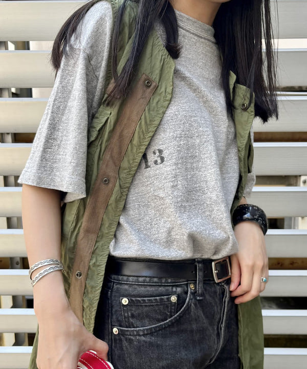 ミナミマリコさんの「BEAMS WOMEN｜BEAMS BOY / 25mm WASH ベルト」を使ったコーディネート