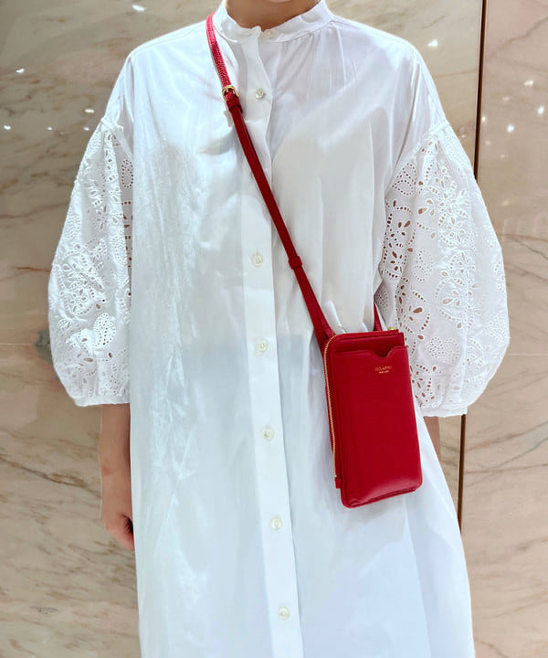 中丸　栞さんの「BEAMS WOMEN｜【別注】TICCA / レース パフスリーブワンピース」を使ったコーディネート