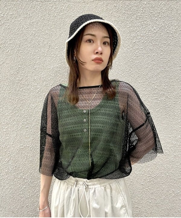 カタヤマ アヤさんの「BEAMS WOMEN｜BEAURE × Ray BEAMS / 別注 2WAY バッグ」を使ったコーディネート