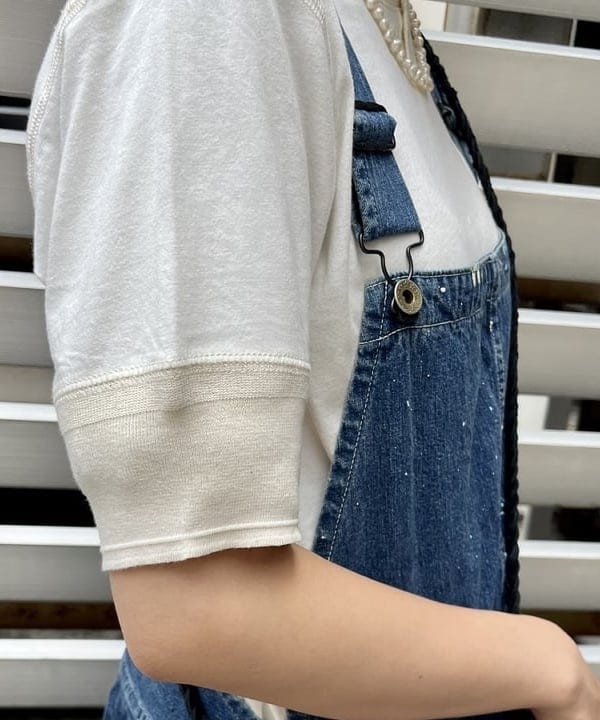 ミナミマリコさんの「BEAMS WOMEN｜BEAMS BOY / ラメ リブ クルー ソックス NEW」を使ったコーディネート