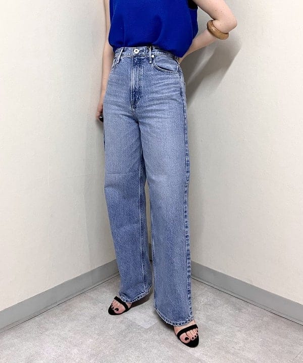 shirakiさんの「BEAMS WOMEN｜upper hights / THE NIECE デニムパンツ」を使ったコーディネート