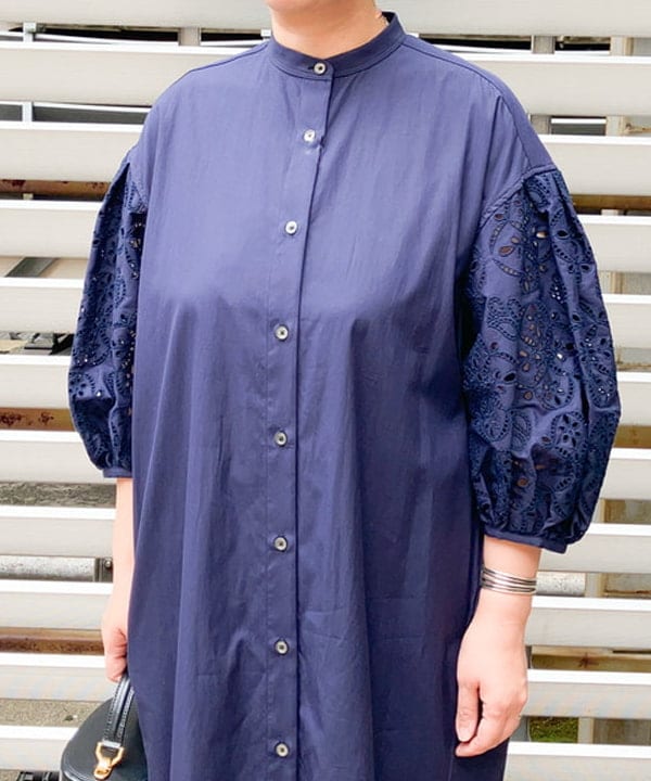 藤井 裕実子さんの「BEAMS WOMEN｜【別注】TICCA / レース パフスリーブワンピース」を使ったコーディネート